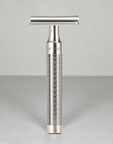 Т-образная бритва Muehle R94 Rocca closed comb, нержавеющая сталь