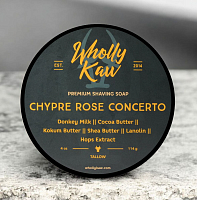 Мыло для бритья Wholly Kaw Chypre Rose Concerto Shaving Soap, 114 гр.