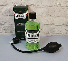 Набор: лосьон после бритья Proraso Green After Shave Lotion с ментолом и эвкалиптом, 400 мл + распылитель