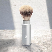 Помазок дорожный разборной Muehle Travel 31M530 серебро, синтетика