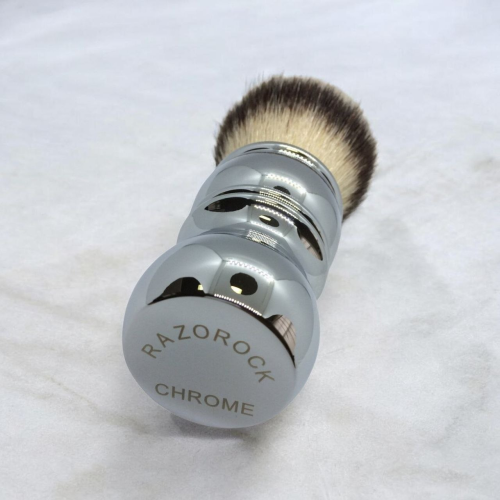 Помазок для бритья RazoRock Chrome, синтетика фото 2