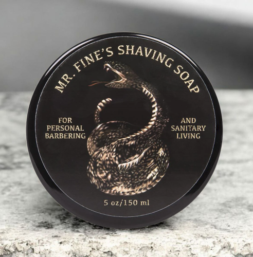 Мыло для бритья Fine Snake Bite Shaving Soap, 150 мл
