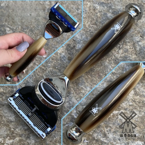 Станок для бритья Muehle Vivo R332F смола, система Fusion фото 2