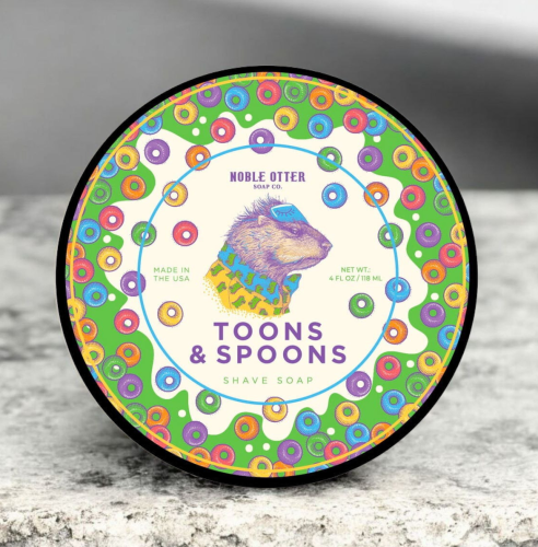 Мыло для бритья Noble Otter Toons and Spoons Shaving Soap, 118 мл