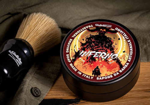 Мыло для бритья The Goodfellas' Smile Inferno Shaving Soap, 100 мл фото 2