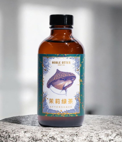 Barber-Jovan.ru - Лосьон после бритья Noble Otter Jasmine Green Tea Aftershave Splash, 118 мл
