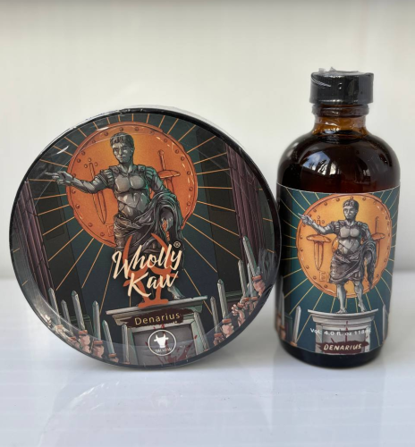Мыло для бритья Wholly Kaw Denarius Shaving Soap, 114 гр. фото 3