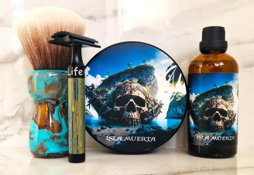 Мыло для бритья HAGS Isla Muerta Shaving Soap, 114 гр. фото 4