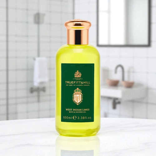 Гель для душа и ванной Truefitt&Hill West Indian Limes Bath & Shower Gel, 100 мл фото 2