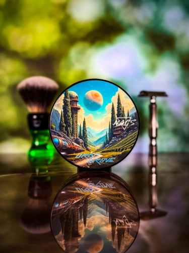 Мыло для бритья HAGS Orbit Grove Shaving Soap, 114 гр. фото 3