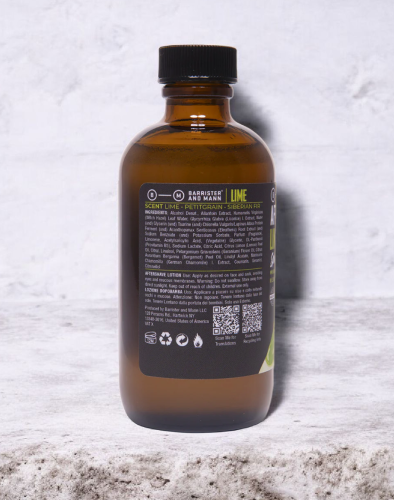 Лосьон после бритья Barrister and Mann Lime AfterShave Splash, 100 мл фото 3