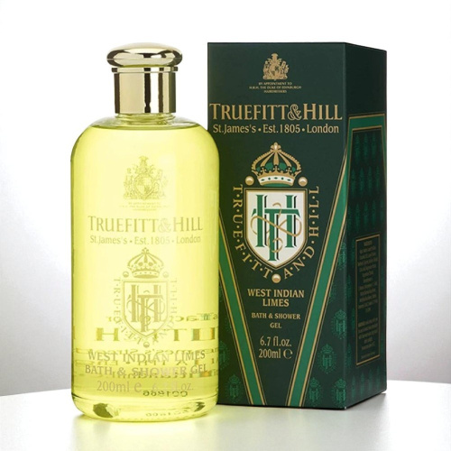 Гель для душа и ванной Truefitt&Hill West Indian Limes Bath & Shower Gel, 200 мл