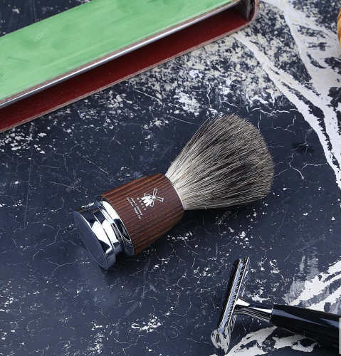 Помазок для бритья Muehle Rytmo 81H220 ясень, барсук фото 2