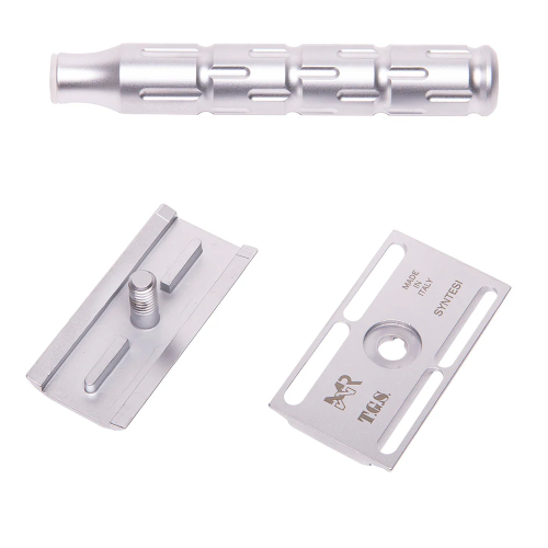 Т-образная бритва с закрытым срезом The Goodfella's Smile Syntesi, нержавеющая сталь фото 11