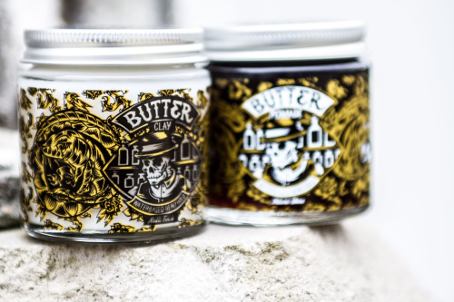 Помада для укладки волос сильной фиксации Pan Drwal Butter Pomade Matte Clay, 120мл фото 5