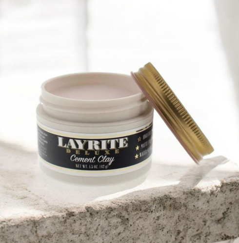 Глина для укладки волос сильной фиксации Layrite Deluxe Cement Clay, 120 гр фото 2