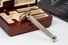 Т-образная бритва с открытым срезом Lambda Razors Ares v1 Bronze