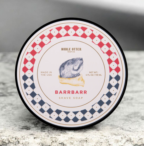 Мыло для бритья Noble Otter Barrbarr Shaving Soap, 118 мл
