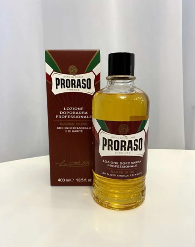 Лосьон после бритья Proraso Red After Shave Lotion с сандалом и маслом ши, 400 мл