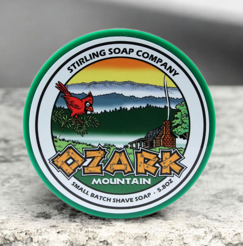 Barber-Jovan.ru - Мыло для бритья Stirling Ozark Mountain, 170 мл
