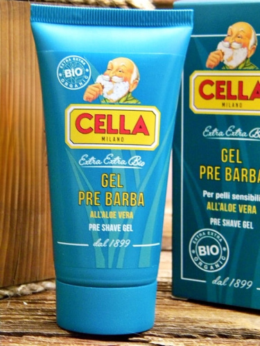 Мужской подарочный набор для бритья Cella Aloe: гель перед бритьем, 75 мл + крем для бритья, 150 мл + лосьон после бритья, 100 мл фото 3
