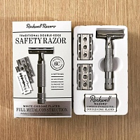 Т-образная бритва Rockwell Razors 6C, белый хром