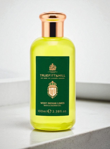 Гель для душа и ванной Truefitt&Hill West Indian Limes Bath & Shower Gel, 100 мл