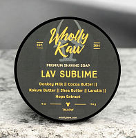 Мыло для бритья Wholly Kaw Lav Sublime Shaving Soap, 114 гр.