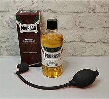 Набор: лосьон после бритья Proraso Red After Shave Lotion с сандалом и маслом ши, 400 мл + распылитель