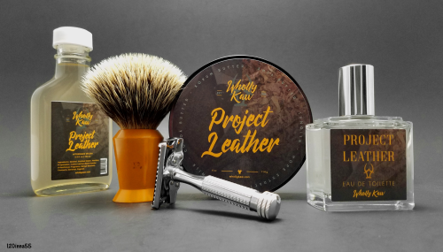 Мыло для бритья Wholly Kaw Project Leather Shaving Soap, 114 гр. фото 4