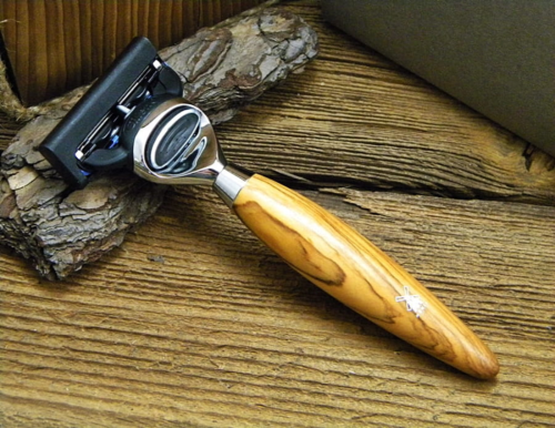 Станок для бритья Muehle Kosmo R870F олива, система Fusion фото 6