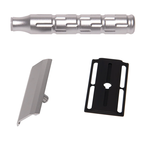 Т-образная бритва с закрытым срезом The Goodfella's Smile Syntesi, алюминий фото 4