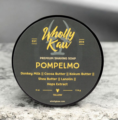 Мыло для бритья Wholly Kaw Pompelmo Shaving Soap, 114 гр.