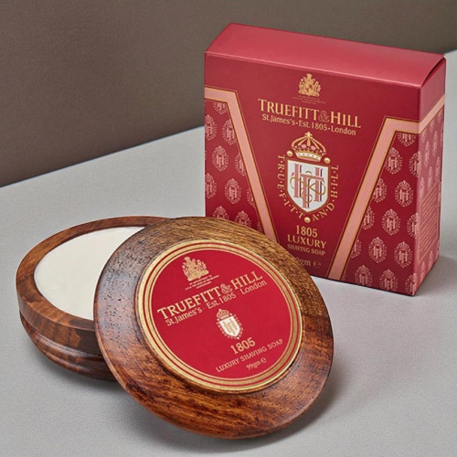 Мыло для бритья в деревянной чаше Truefitt & Hill 1805 Shaving Soap, 99 гр.