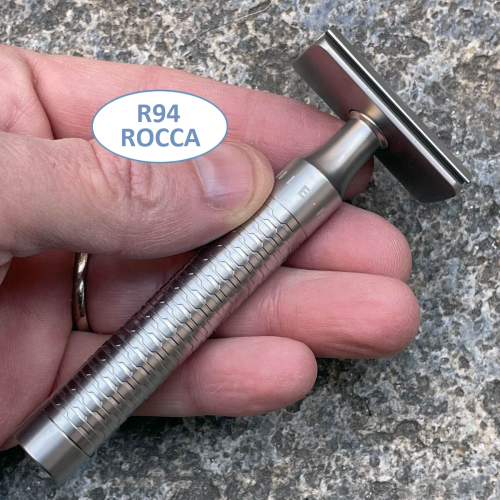 Т-образная бритва Muehle R94 Rocca closed comb, нержавеющая сталь фото 3