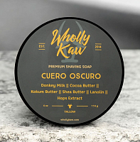 Мыло для бритья Wholly Kaw Cuero Oscuro Shaving Soap, 114 гр.