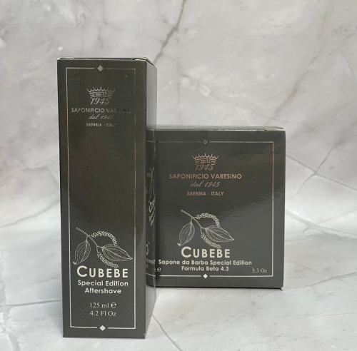 Набор Saponificio Varesino Cubebe: мыло для бритья (150 гр) и бальзам после бритья (125 мл) фото 2