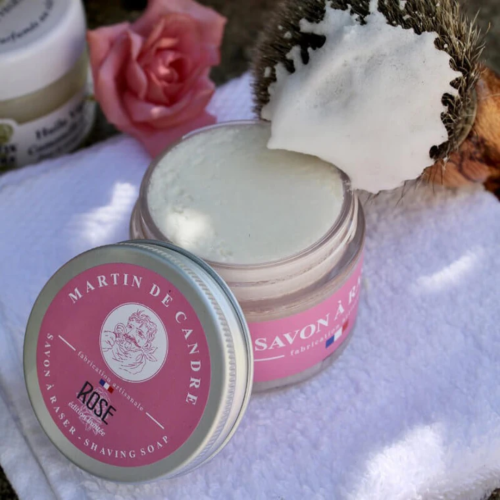 Мыло для бритья Martin de Candre Rose Shaving Soap, 50 гр. фото 7