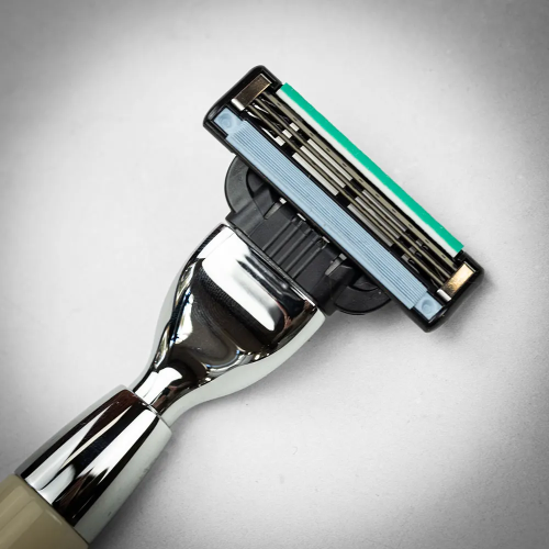 Набор для бритья Edwin Jagger 4 предмета: помазок, бритва Mach3, чаша, подставка (S21M727CRB) фото 4