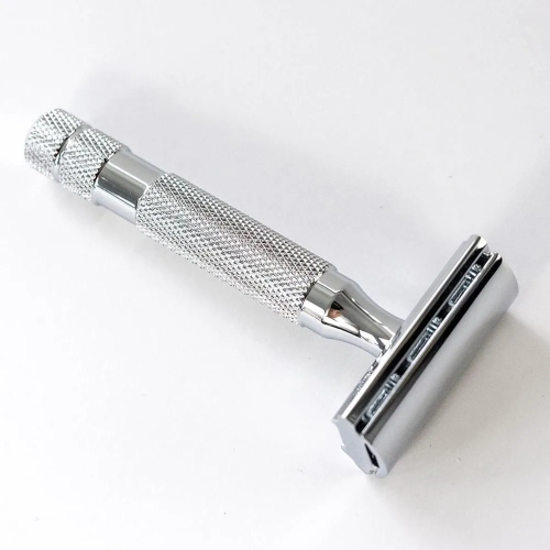 Т-образная бритва Rockwell Razors 2C, белый хром фото 3