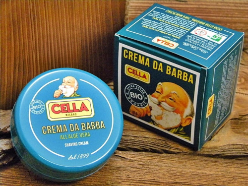 Крем для бритья Cella Shaving Cream с алоэ вера, 150 мл