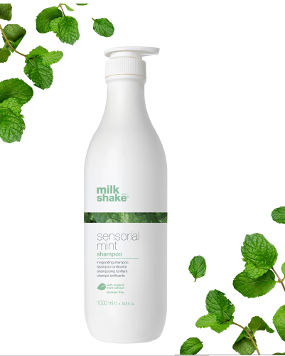 Освежающий мятный шампунь Milk Shake Sensorial Mint Shampoo, 1000 мл фото 3