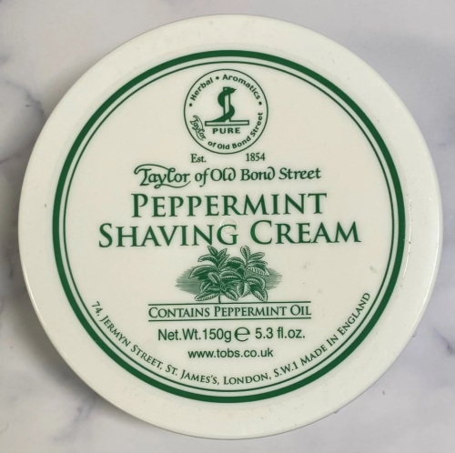 Крем для бритья Taylor Of Old Bond Street Peppermint Shaving Cream, 150 гр фото 2