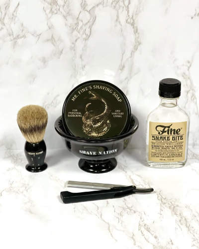Мыло для бритья Fine Snake Bite Shaving Soap, 150 мл фото 3