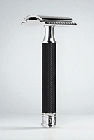 Т-образная бритва с закрытым срезом Muehle Traditional R89, черный хром