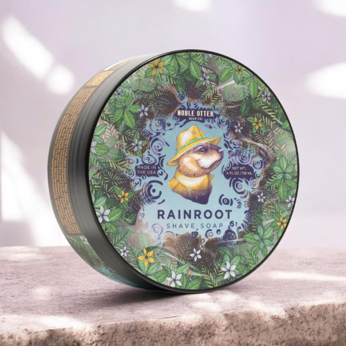Мыло для бритья Noble Otter Rainroot Shaving Soap, 118 мл фото 3