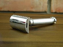 Т-образная бритва Muehle R41 Twist open comb, хром