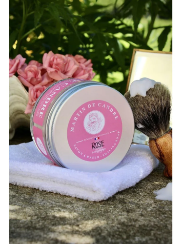 Мыло для бритья Martin de Candre Rose Shaving Soap, 50 гр. фото 2