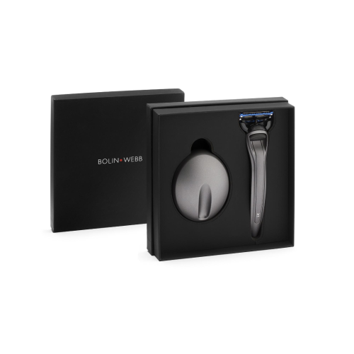 Станок для бритья Bolin Webb X1 Graphite Matte с подставкой, система Fusion фото 3