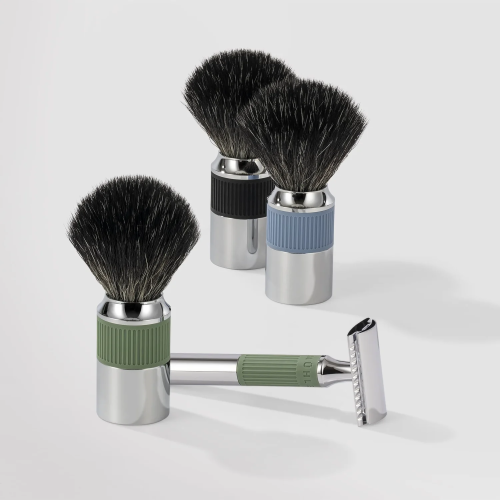 Помазок для бритья Muehle Neo 21 NEO 04 Salvia Green, синтетика фото 3